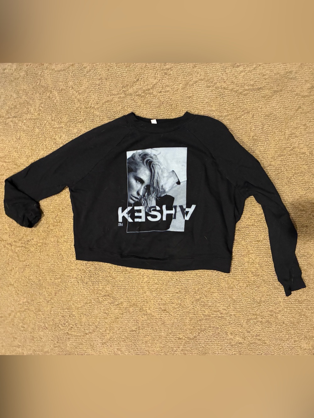 Black Kesha Long-Sleeve Women's Top